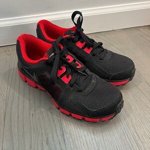 Nike Black and Red Sneakers